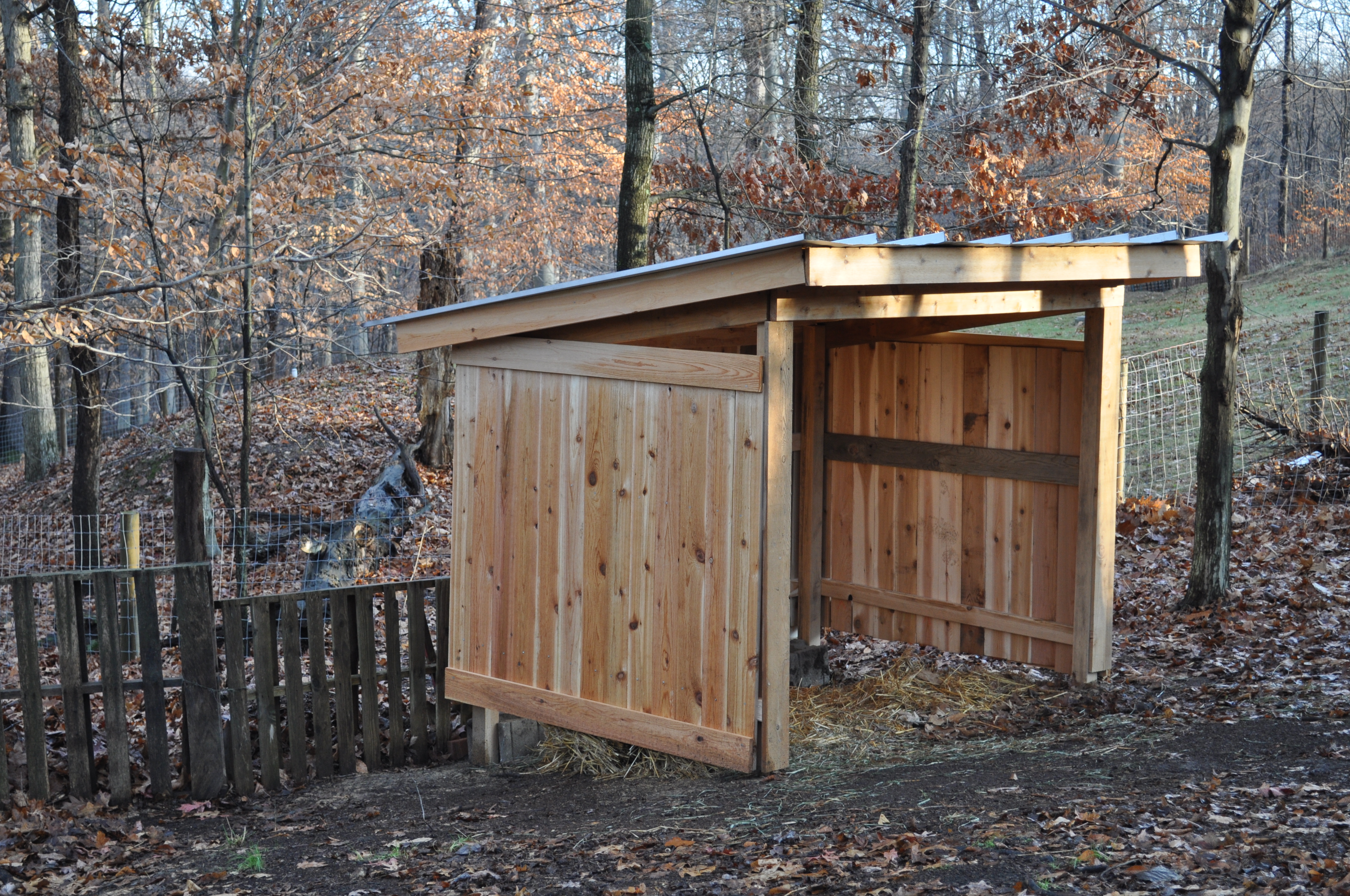 A new goat shed for a new year turdacres